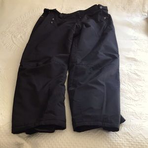 Women’s plus size ski pants, black